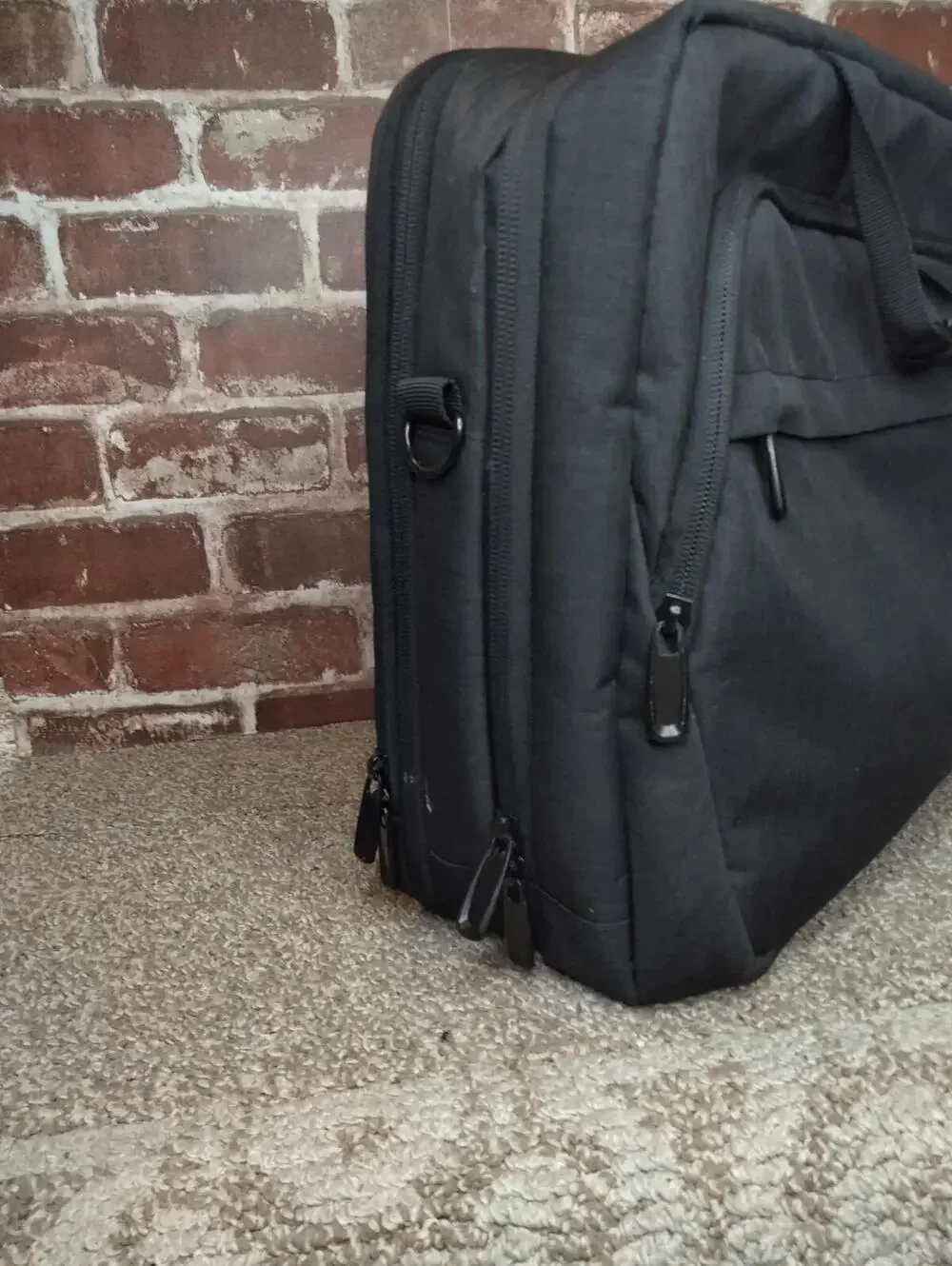 BAGSMART 17.3 Inch Expandable Laptop Briefcase Messenger Bag Black